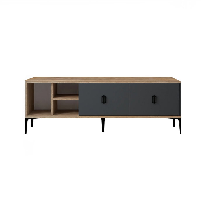 Hanah Home Soporte para TV Era 3805 Roble Zafiro y Antracita